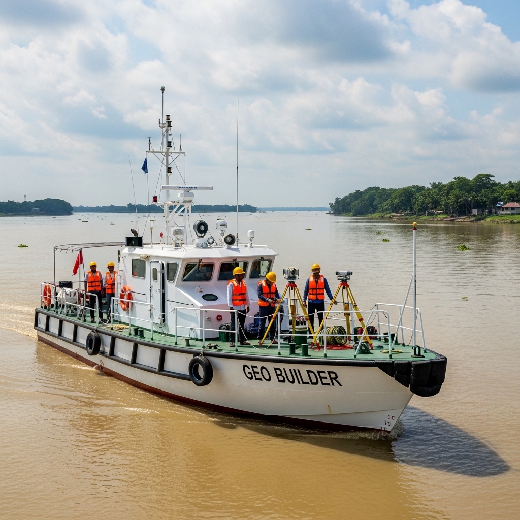 Hydrographic Survey Navigating Bangladesh's Waterways