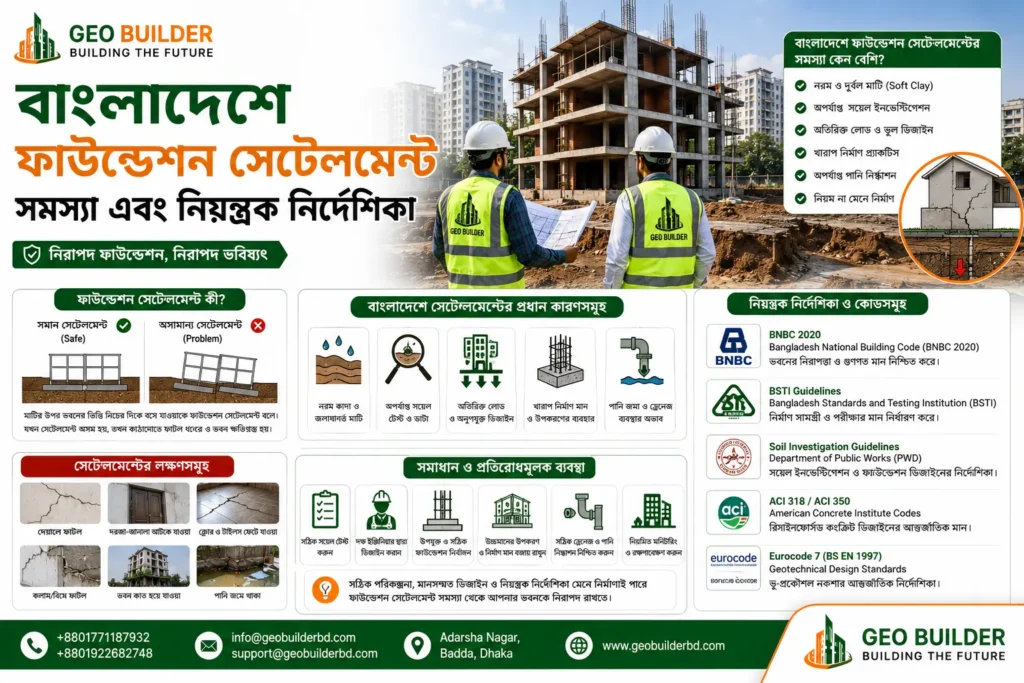 বাংলাদেশে ফাউন্ডেশন সেটেলমেন্ট সমস্যা এবং নিয়ন্ত্রক নির্দেশিকা